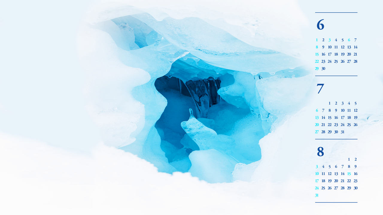 01 얼음 구멍 B - 2025년7월 노트북배경화면