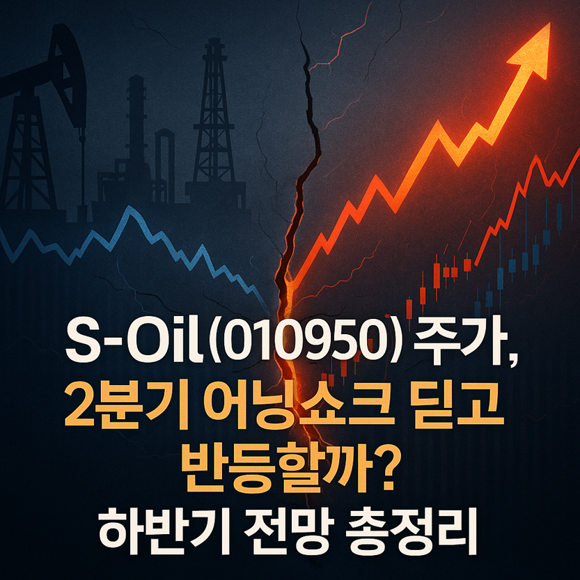 S-Oil(010950) 주가, 2분기 어닝쇼크 딛고 반등할까? 하반기 전망 총정리 관련