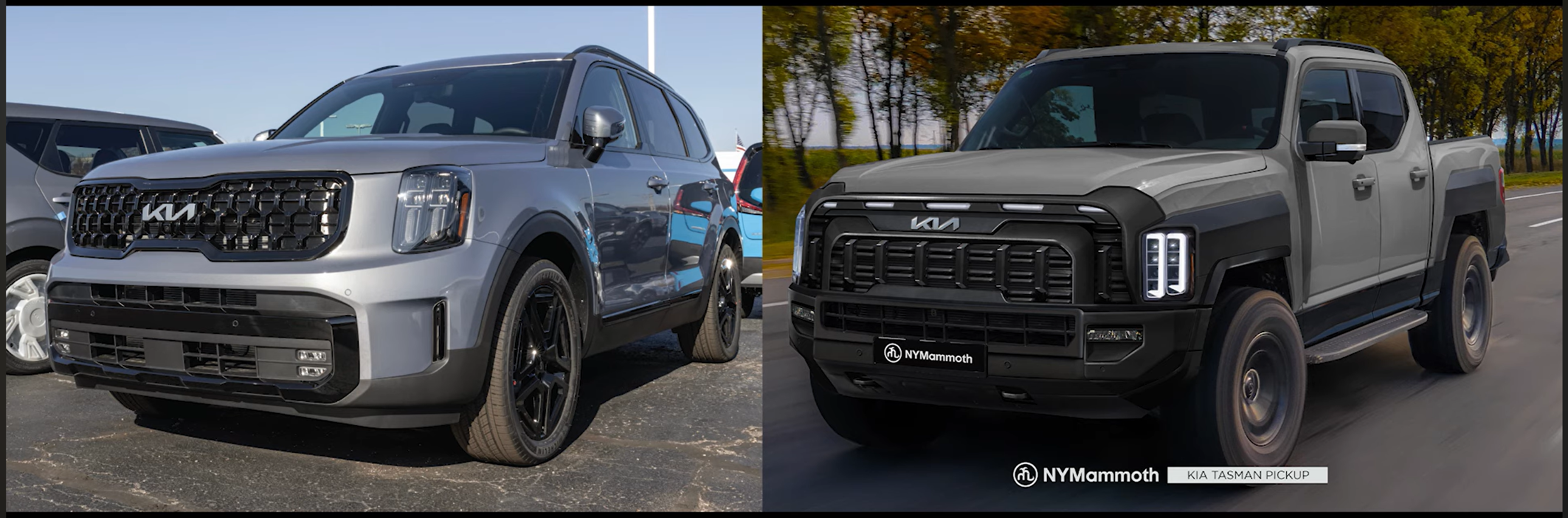 기아 프레임바디 픽업트럭 타스만 예상도