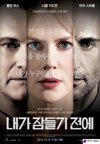 [내가 잠들기 전에] 기억상실의 스릴러,줄거리, 등장인물, 감상평, 시사점