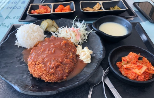 인삼랜드(통영방향) 인삼흑돼지 돈까스