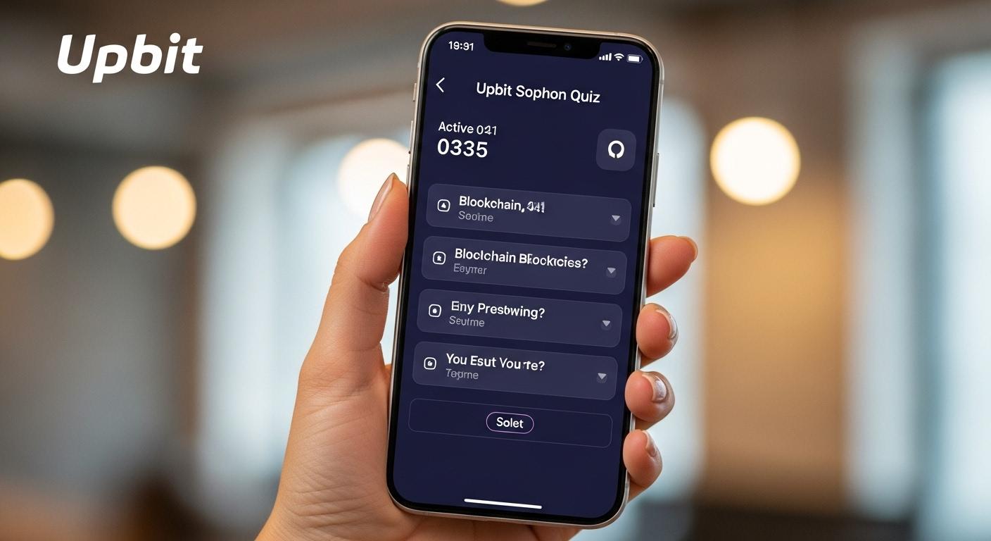 업비트 소폰퀴즈