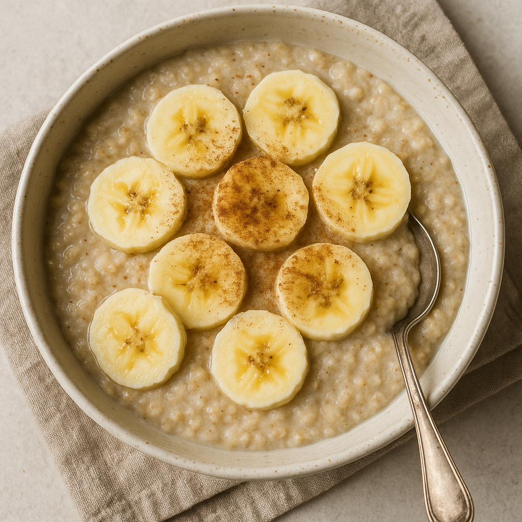 오트밀 바나나 죽