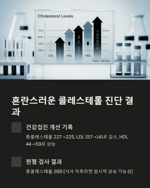 혼란스러운 콜레스테롤 진단 결과
