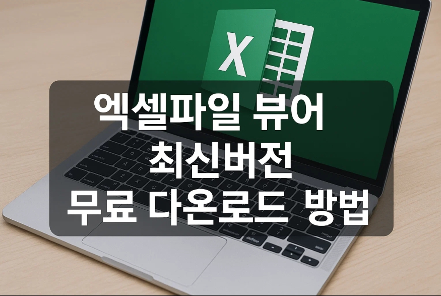 엑셀파일 뷰어 최신버전 무료 다운로드 방법
