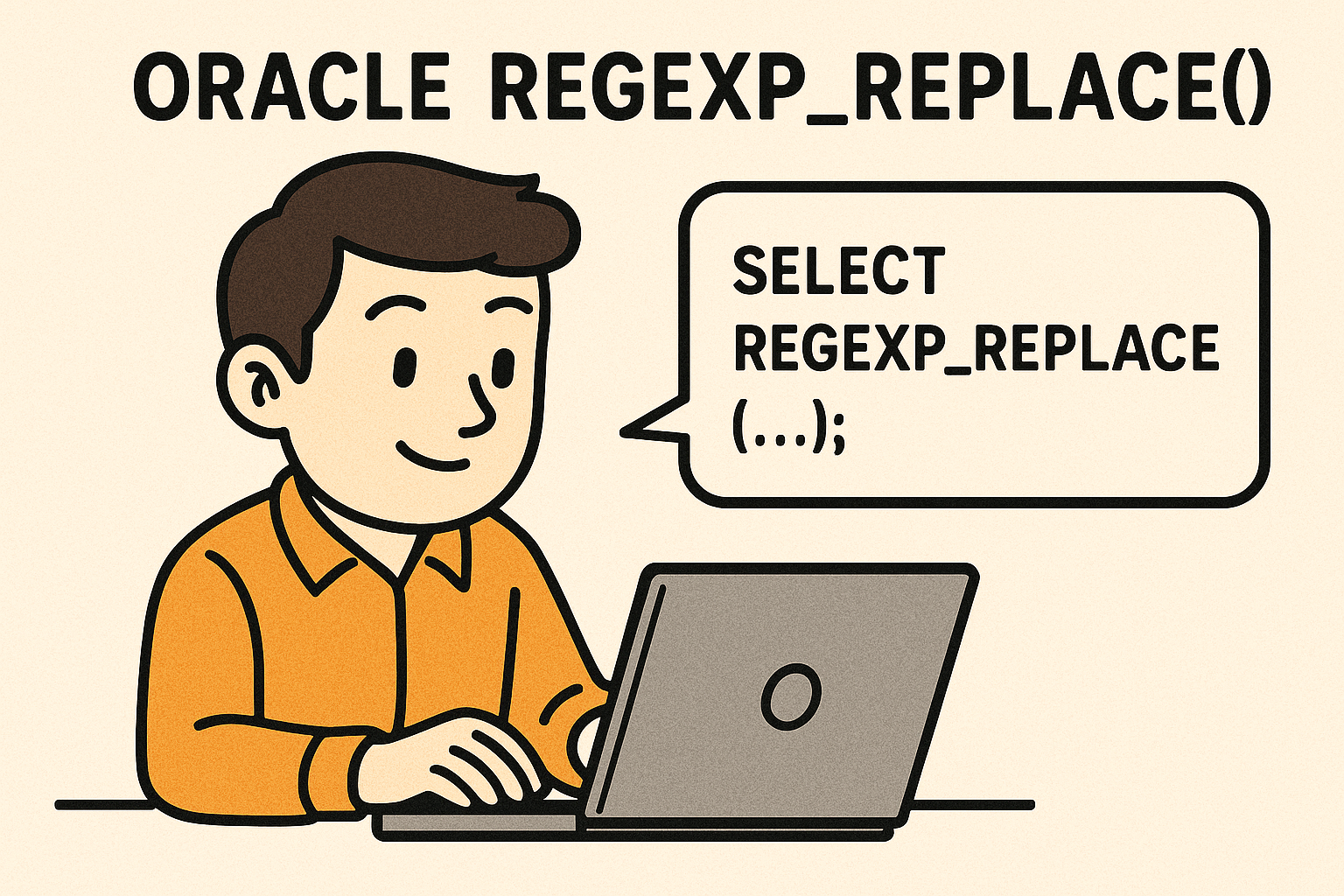 오라클 REGEXP_REPLACE() 정규표현식으로 문자열 패턴 치환하는 방법