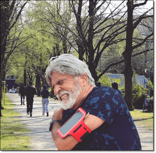 신경통을 느끼는 노인