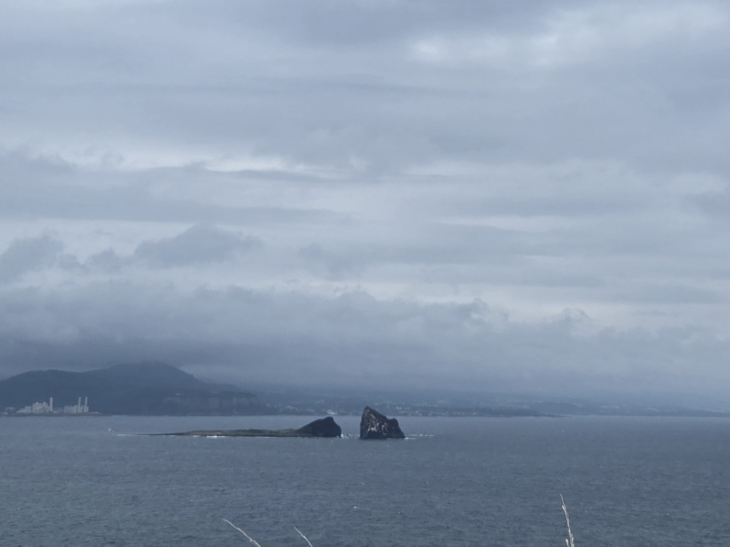 송악산에서 본 형제섬