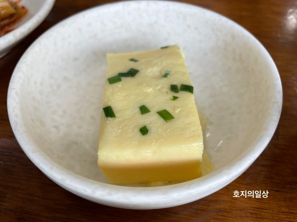 제주 구좌 전복 맛집 명진전복 - 기본찬 계란찜
