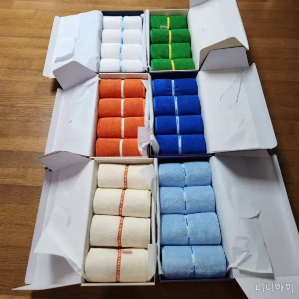 신혼부부선물-수건-레미제이-다양한색감
