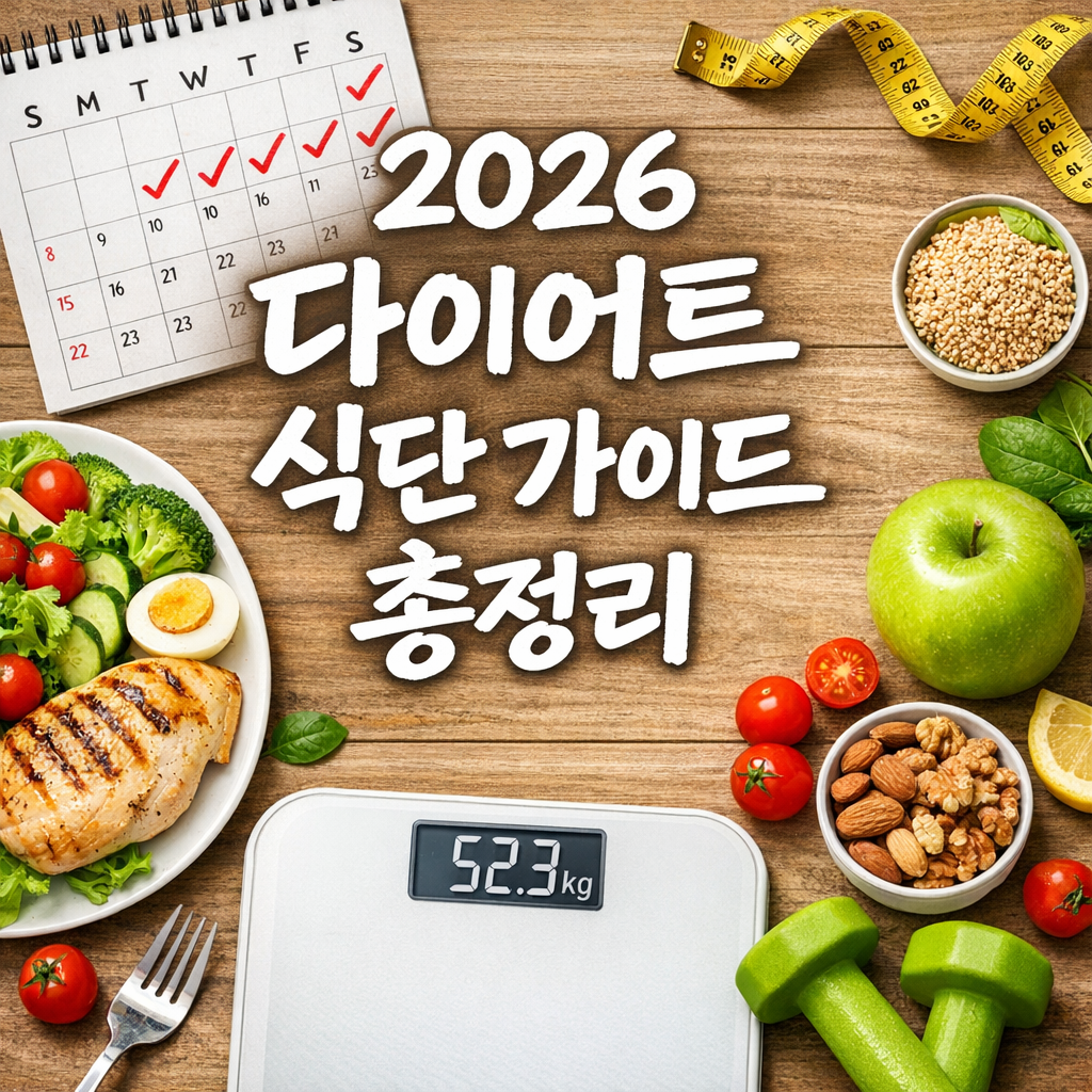 2026 다이어트 식단 가이드 총정리｜체중 관리 식단표 &amp; 외식 선택법