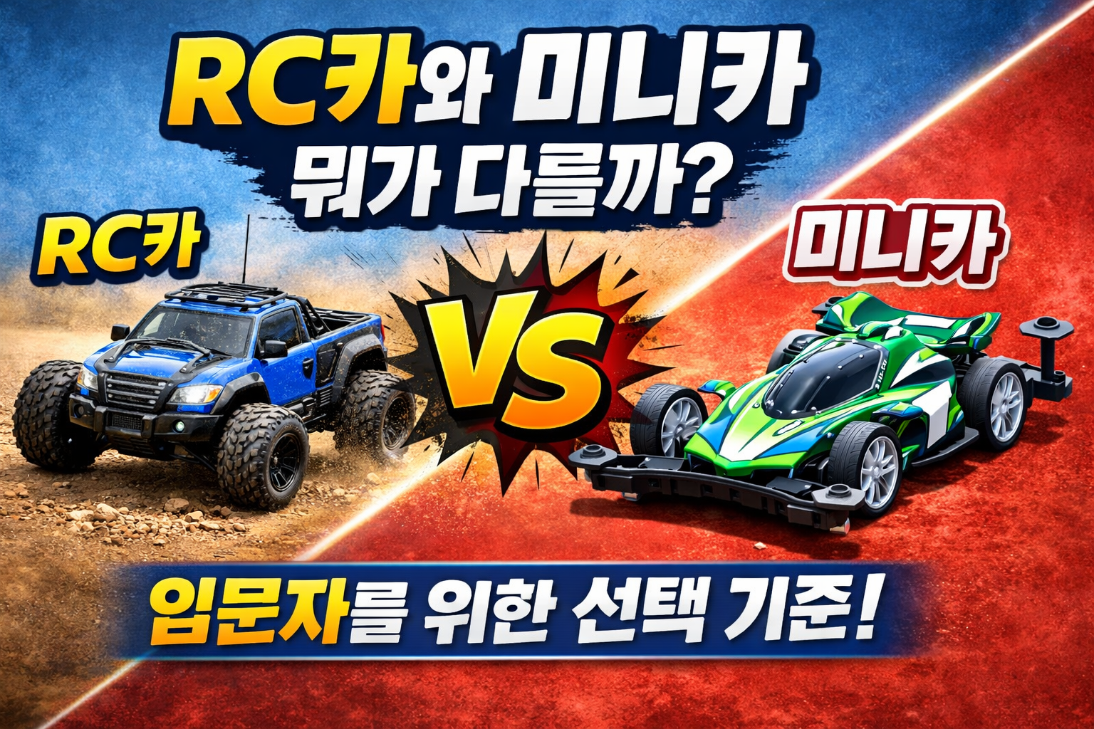 RC카와 미니카