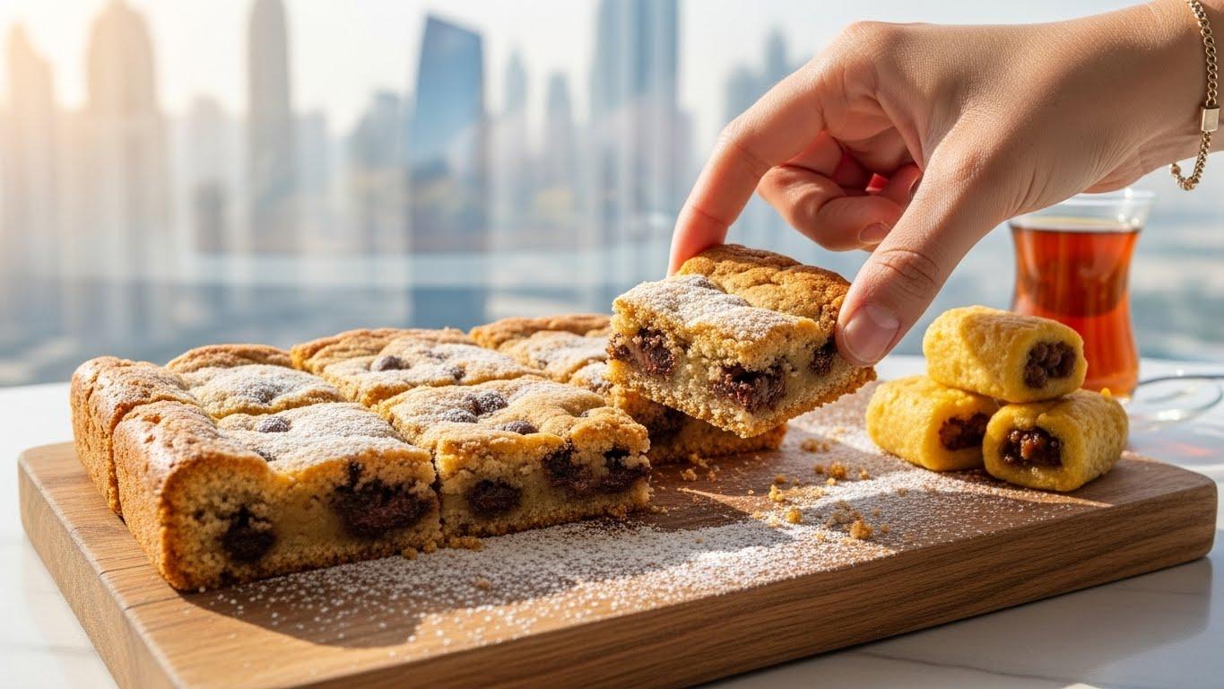 두바이쫀득쿠키 케이크