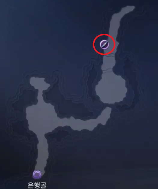 오수동굴의 보물도깨비 위치