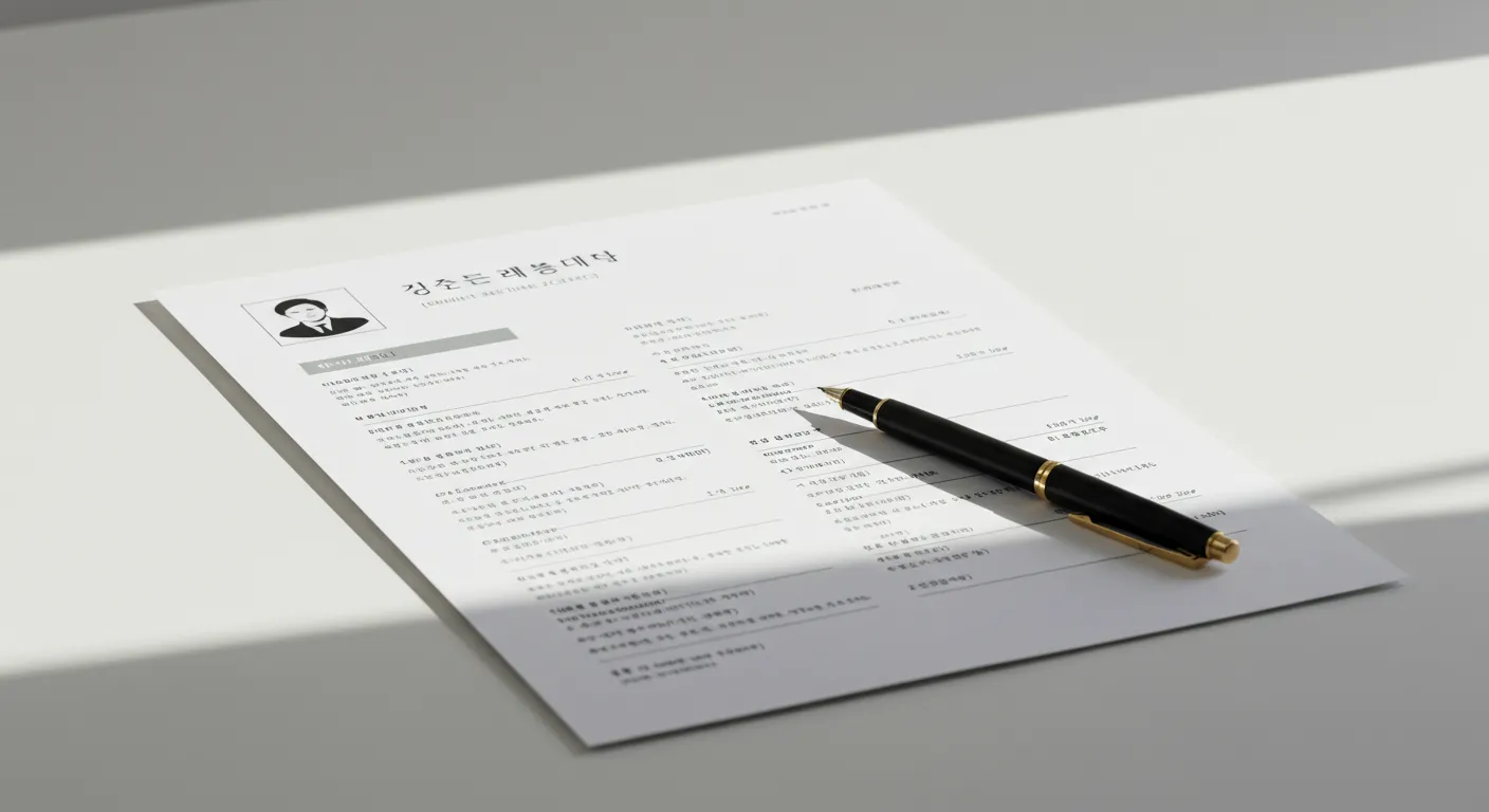 일반 자기소개서