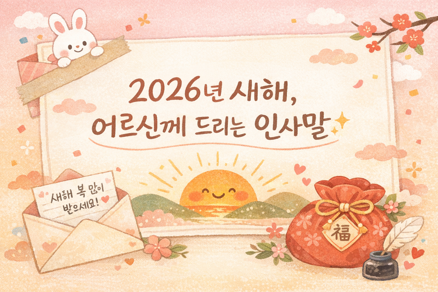 2026년 새해 어르신께 드리는 따뜻한 인사말