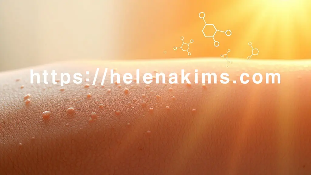 거친 질감의 건선 피부가 서서히 건강하고 깨끗한 피부로 회복되는 변화의 과정을 표현한 이미지.