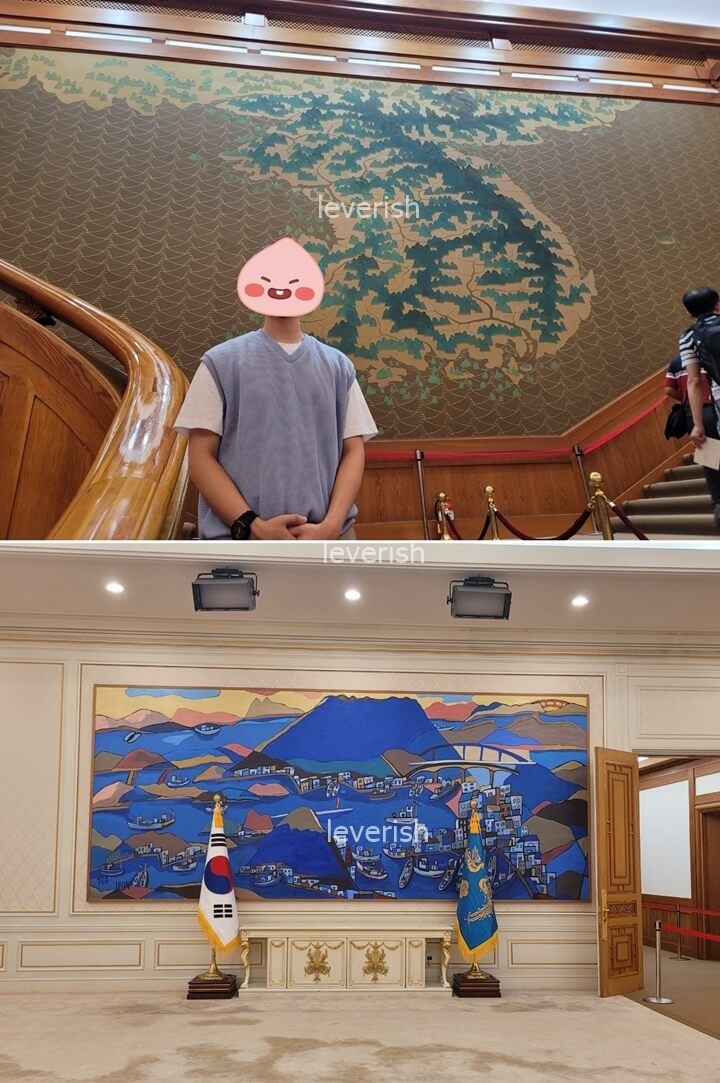 본관내부-금수강산도-통영항-이미지