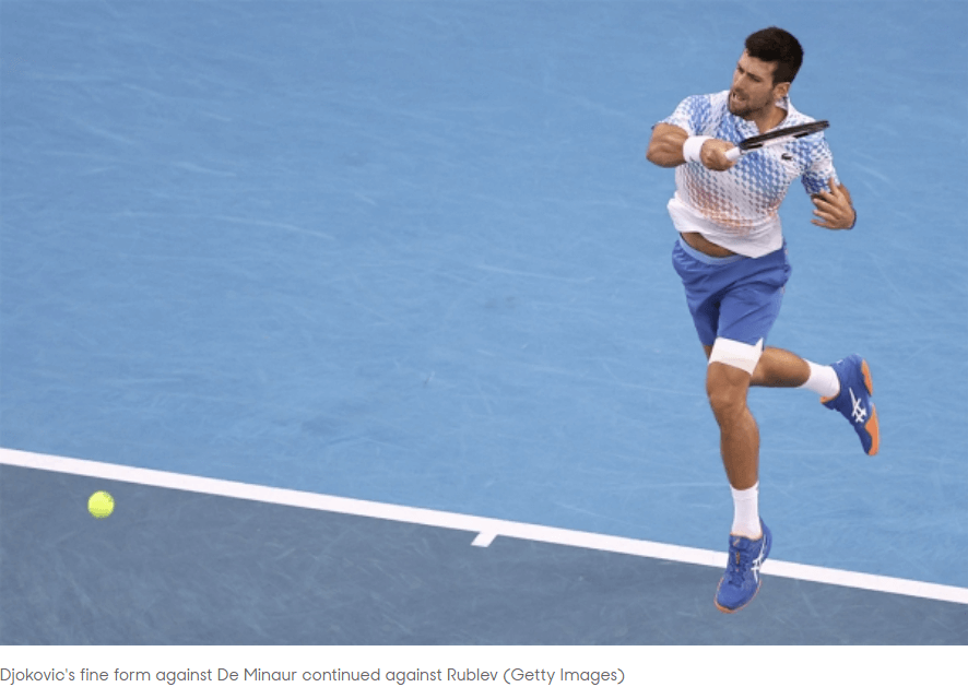 2023 호주 오픈 테니스 대회 8강 결과 4강 대진표