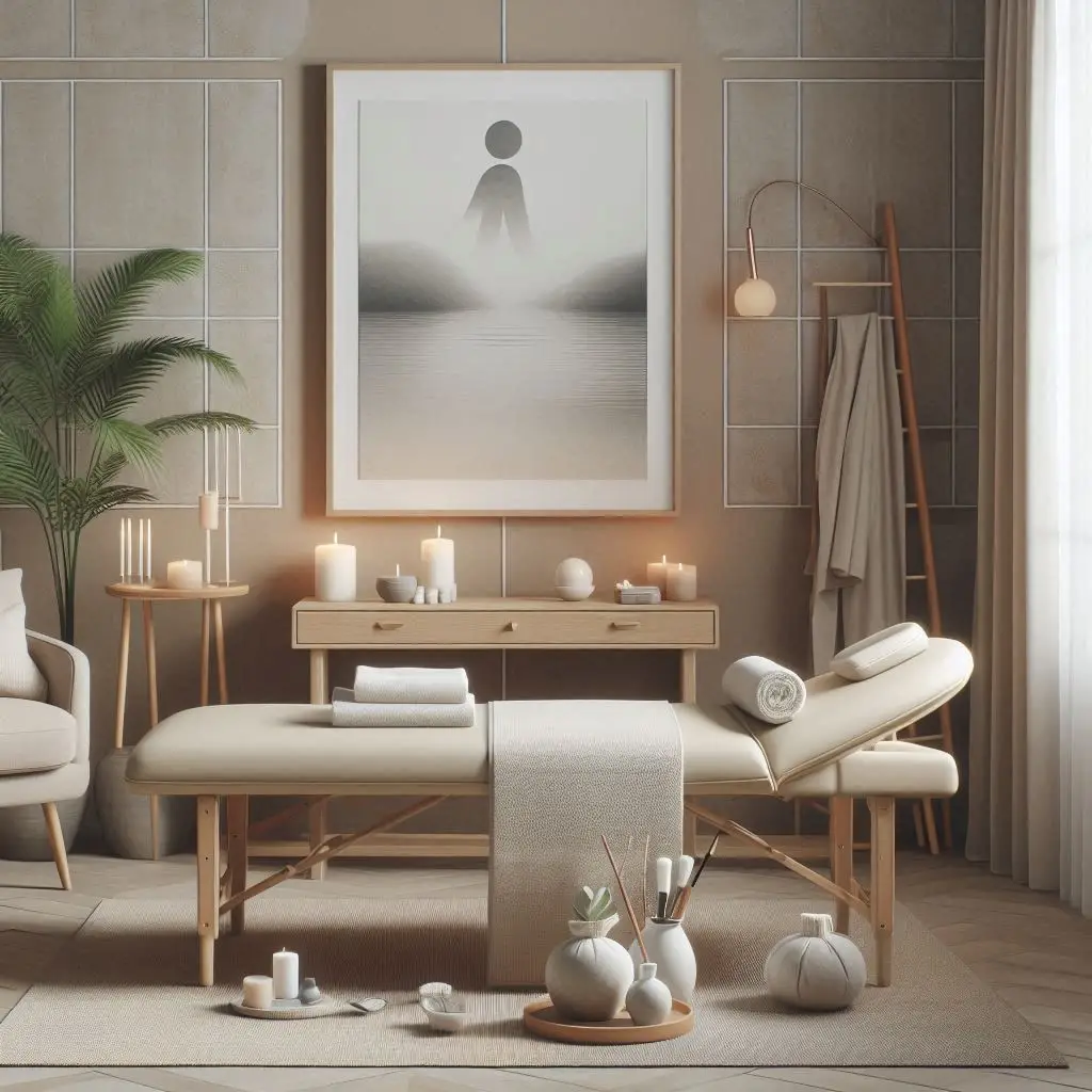 피부,체형관리 샵 배경