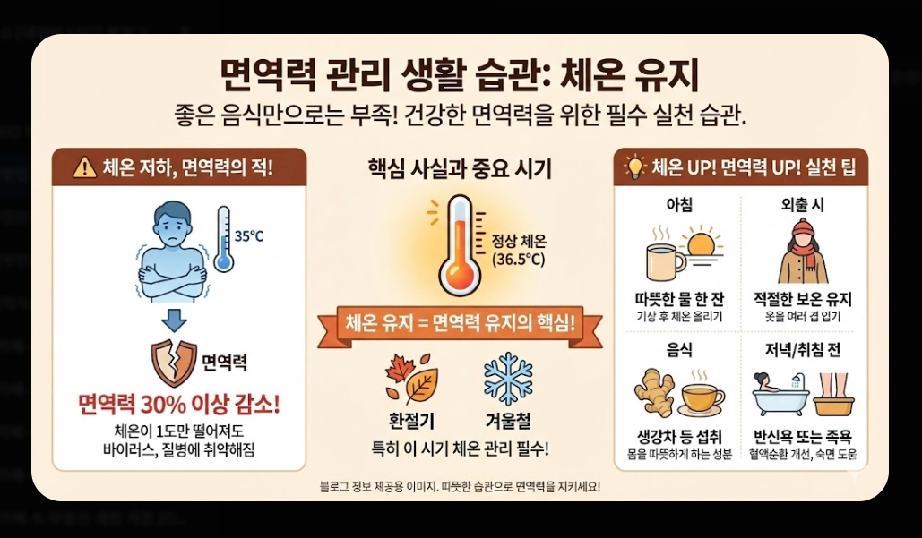 면역력 높이는 음식 베스트 10 [2026년판] 강화 식품 섭취법 및 생활 습관 총정리