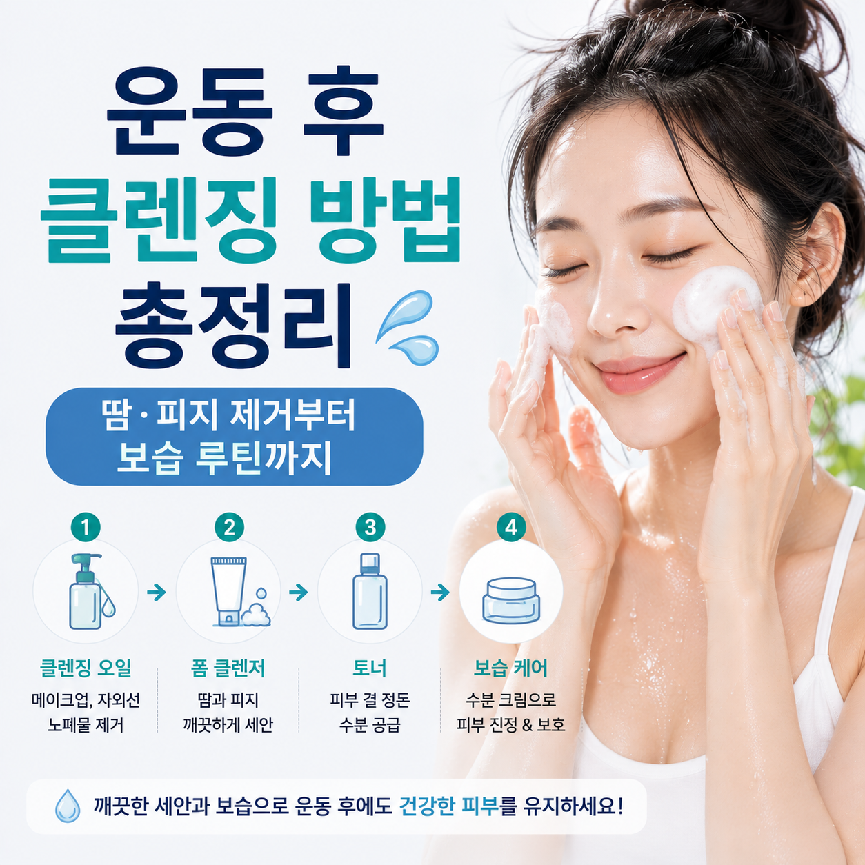 운동 후 클렌징 방법