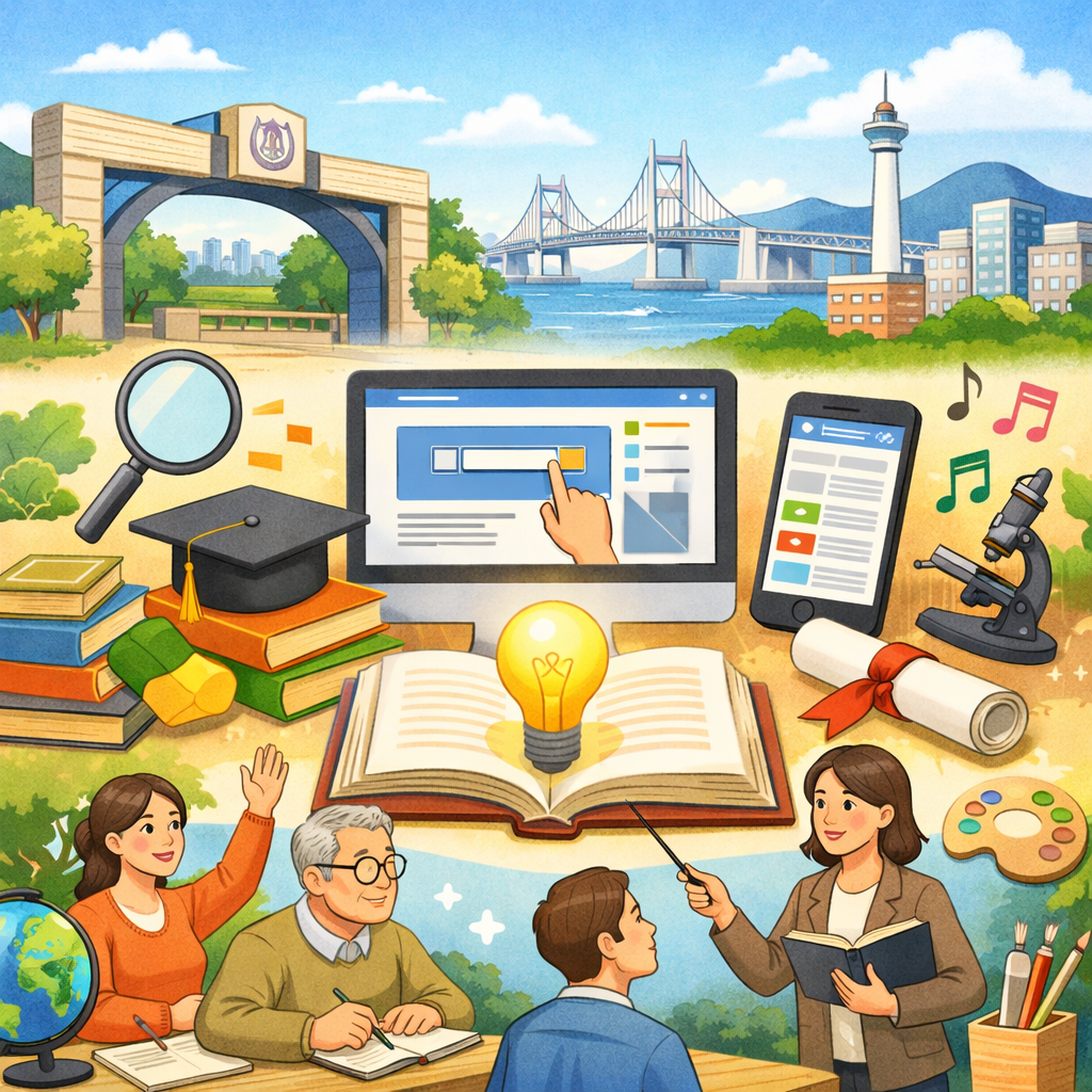 부산대 평생교육원 수강신청방법 총정리|홈페이지 바로가기·강좌 종류 한눈에 관련 사진