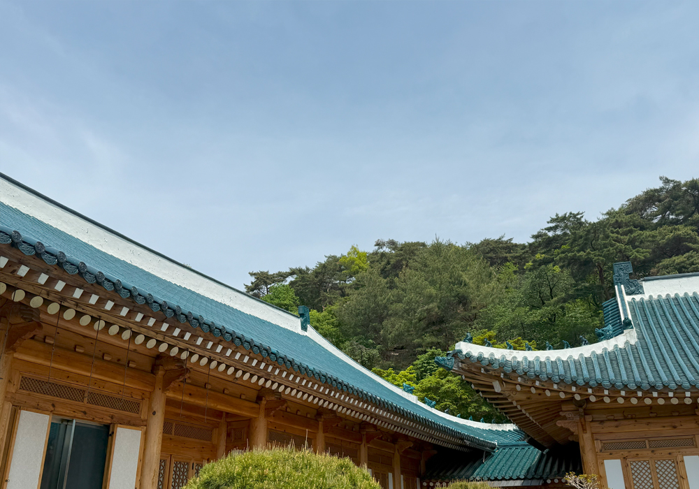 팔작지붕과 겹처마 그리고 청기와