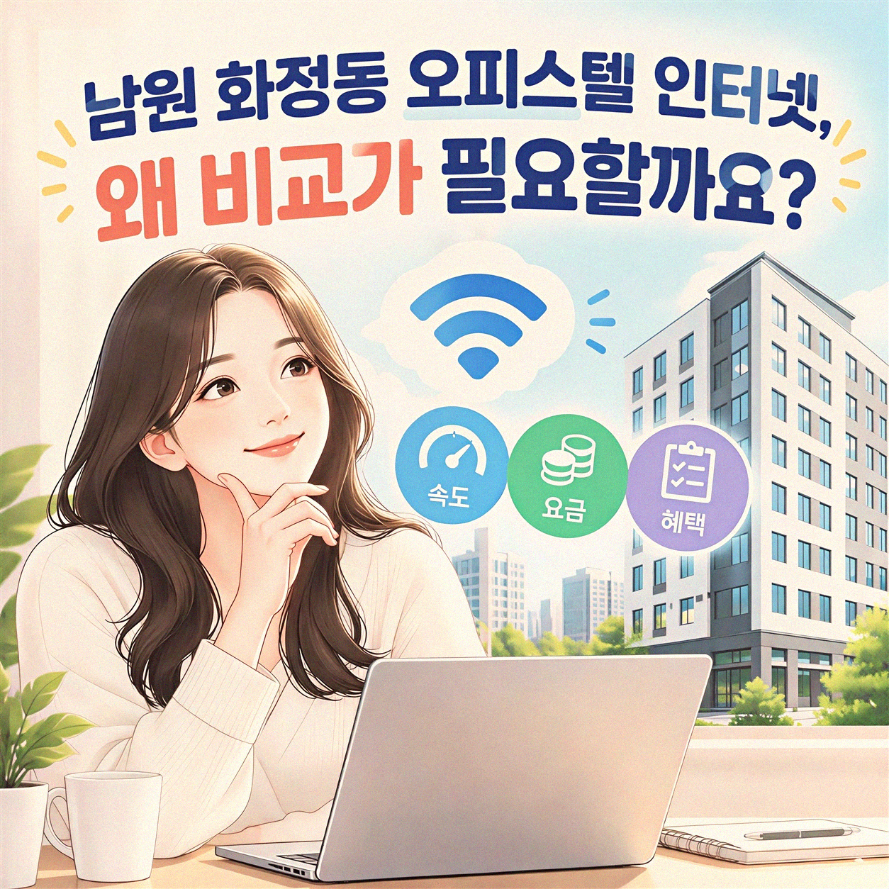 남원 화정동 오피스텔 인터넷, 여기저기 비교해 본 솔직 후기
