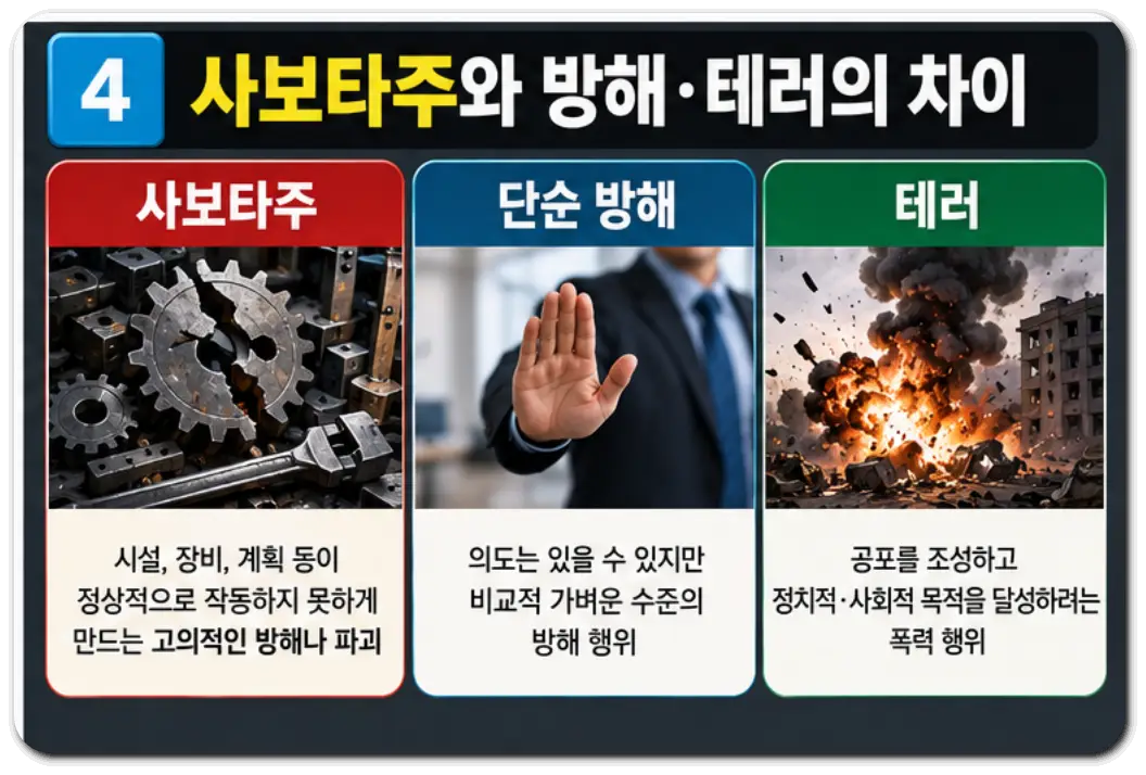 사보타주와_방해_테러_차이