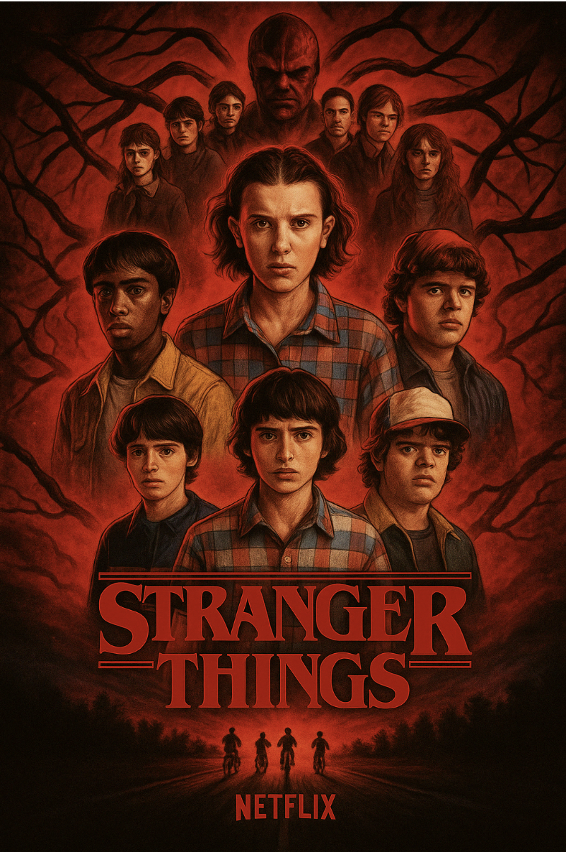 넷플릭스 드라마 기묘한 이야기 포스터