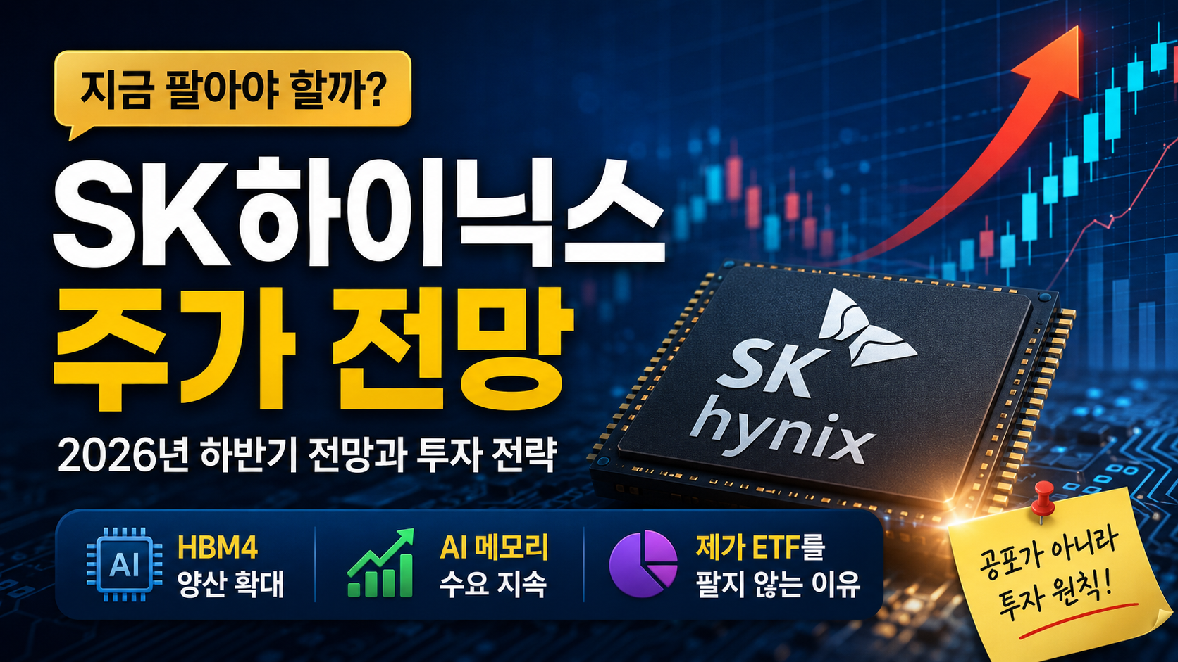 SK하이닉스 주가 전망 2026년 하반기 투자 전략과 HBM4 AI 메모리 성장 전망 대표이미지