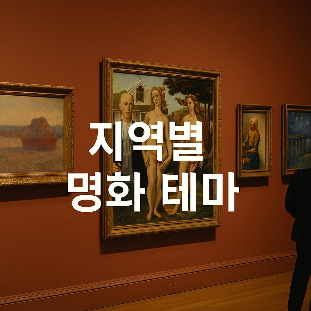 외국명화 50선, 지역별 테마로 나누기