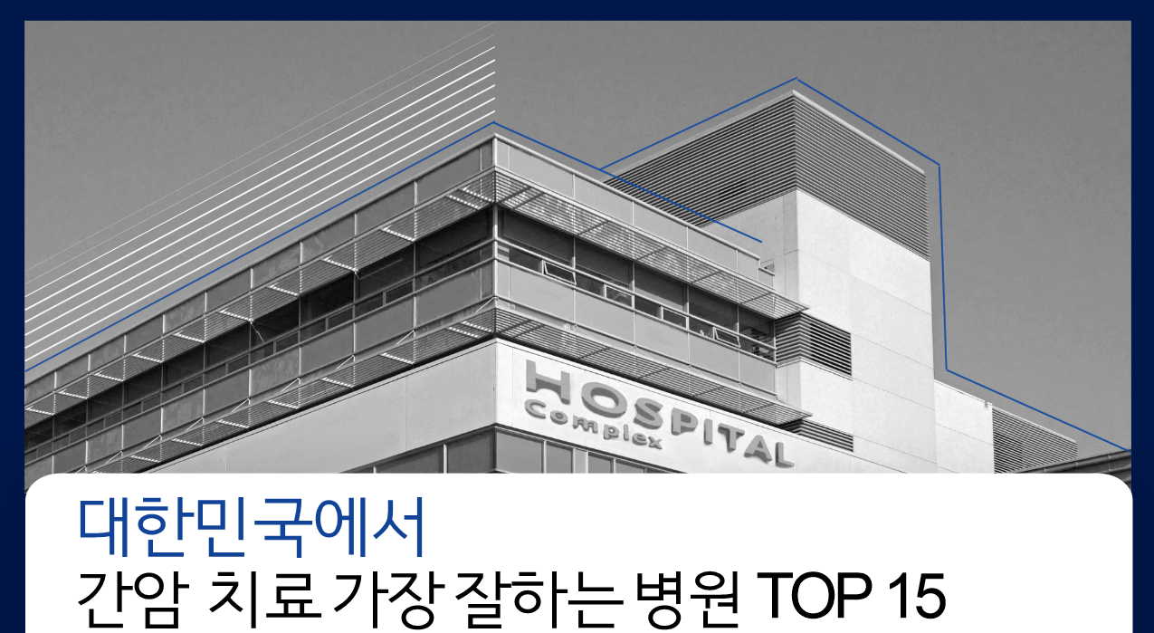 대한민국 간암 치료 가장 잘하는 병원 TOP 15