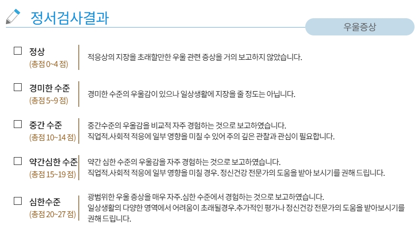 정신건강 상담 안내 및 추가 지원 정보 확인