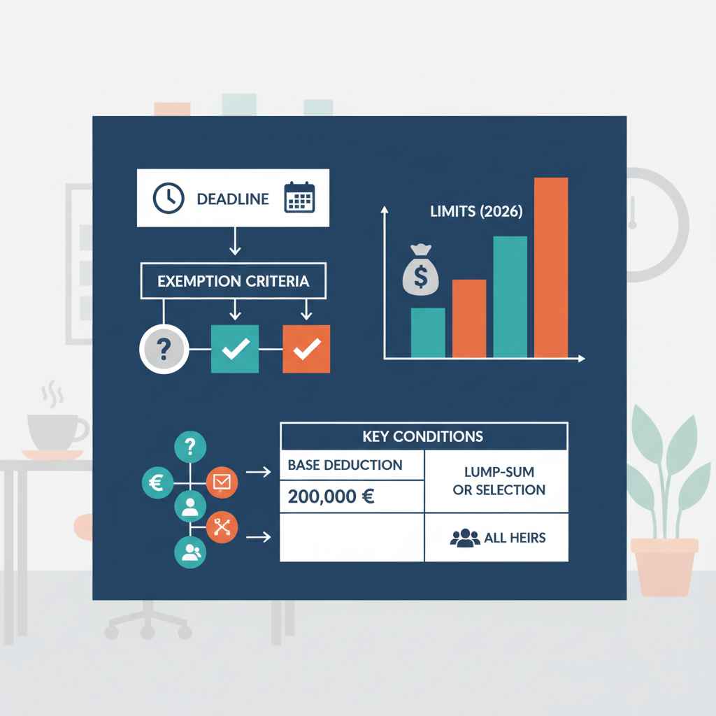 상속세 신고 기한, 비과세 판단