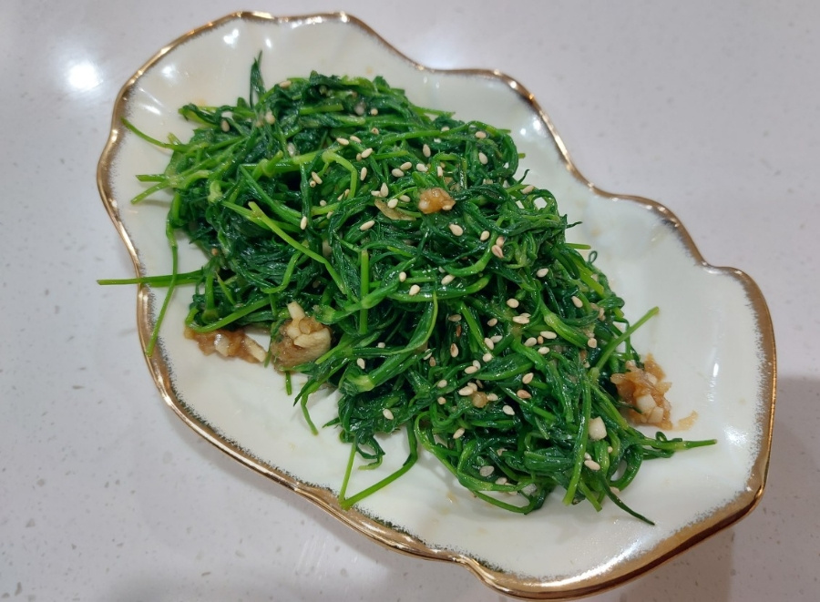 세발나물 무침 03