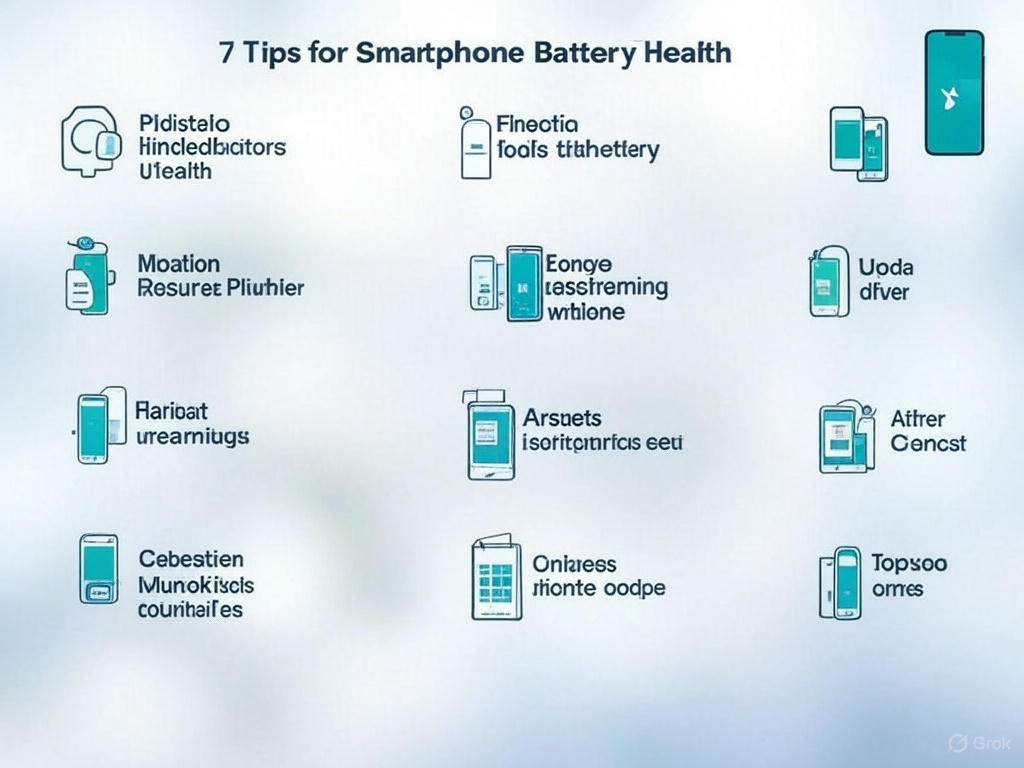 스마트폰 배터리 건강 관련 이미지
