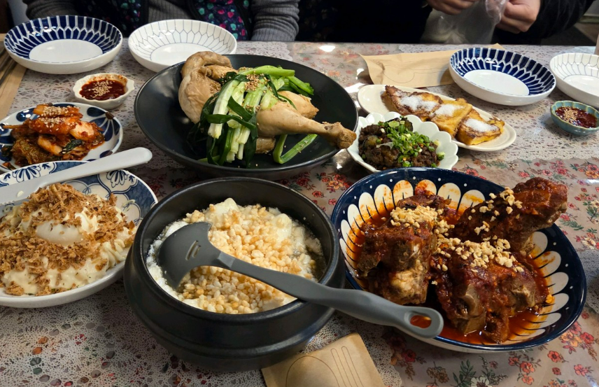 오늘엔 누이닭&할미펍, 현대원조닭알탕 안내