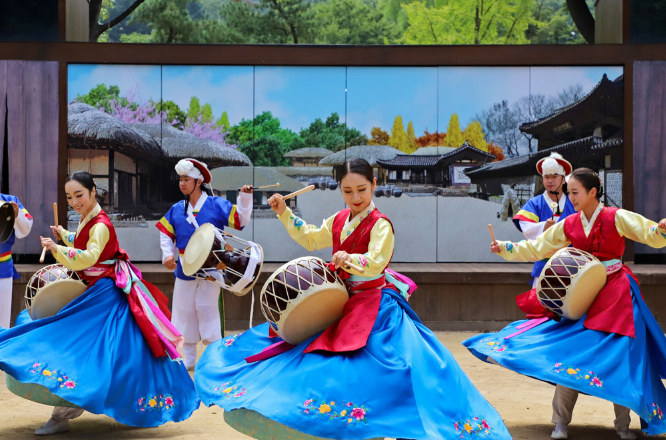 민속촌 삼도판굿