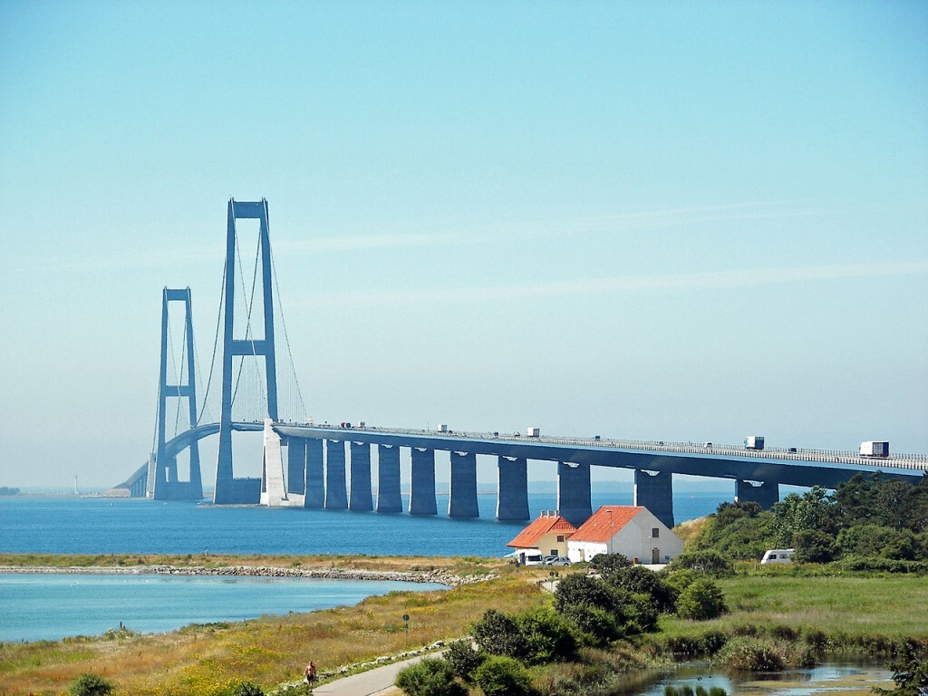Jembatan Great Belt Bridge, Denmark