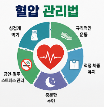 혈압을 건강하게 유지하는 관리법