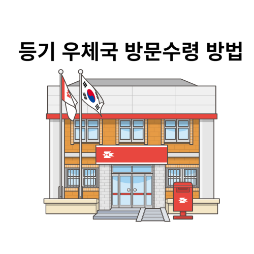 등기 우체국 방문수령 방법