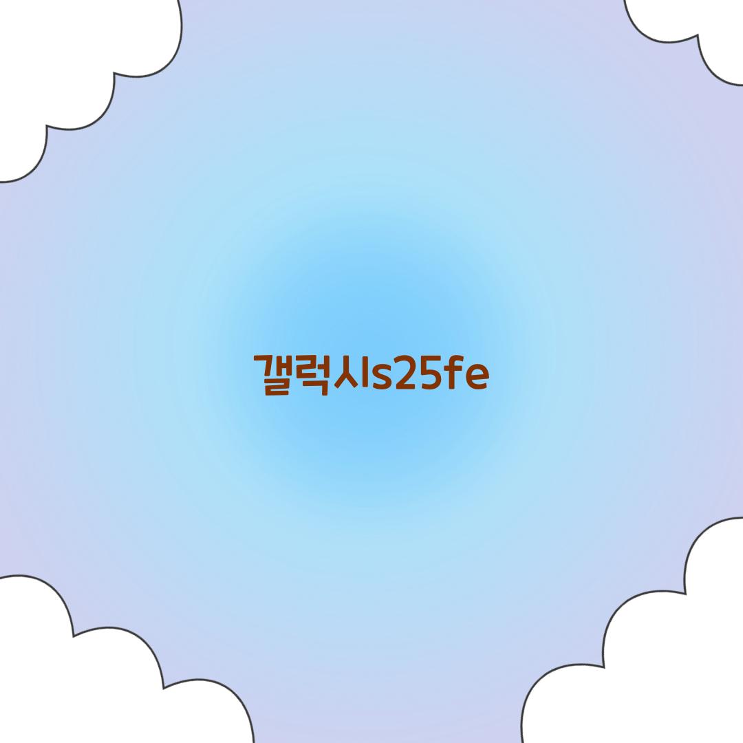 갤럭시s25fe