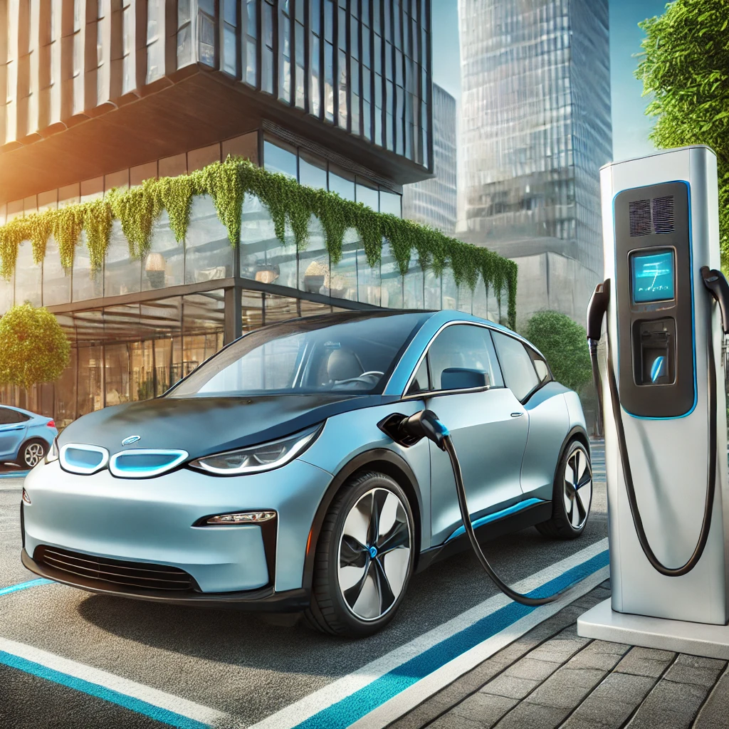 전기차 충전 모습