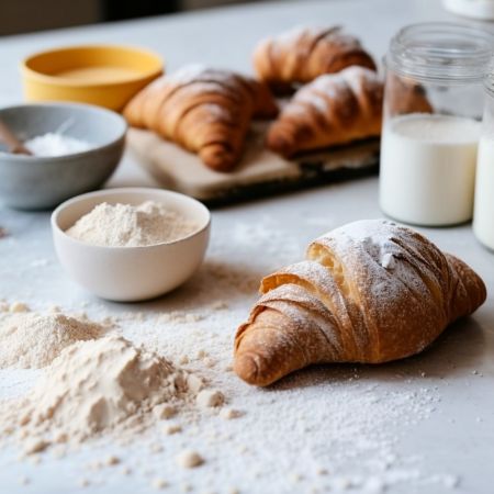 밀가루로 만든 음식들