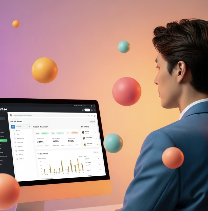 Cafe24 shopping mall admin panel login guide dashboard interface for e-commerce management