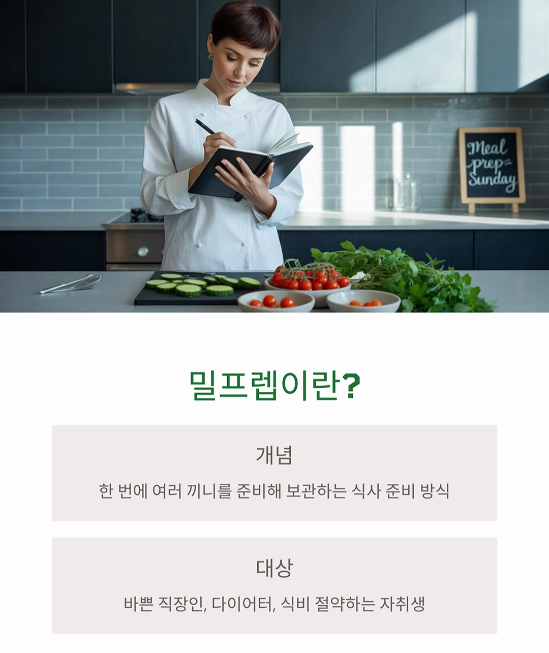 밀프렙으로 일주일 식단 준비하는 법, 처음이라면 이렇게 시작해요!