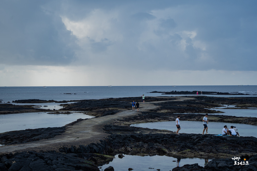 김녕 바닷길 분위기