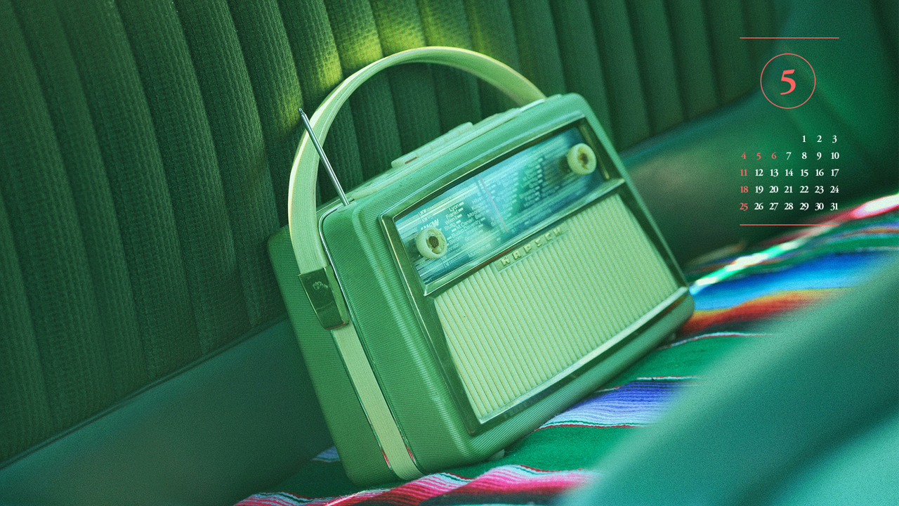 09 라디오 A - 2025년5월 노트북배경화면